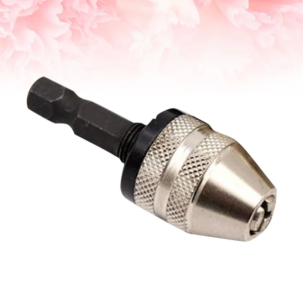 

Mini Keyless Drill Chuck 0.3-6.5mm 3-Jaw Aluminum Alloy Chuck with Enhanced Locking Sleeve for Reliable Bit Fixation Adapter
