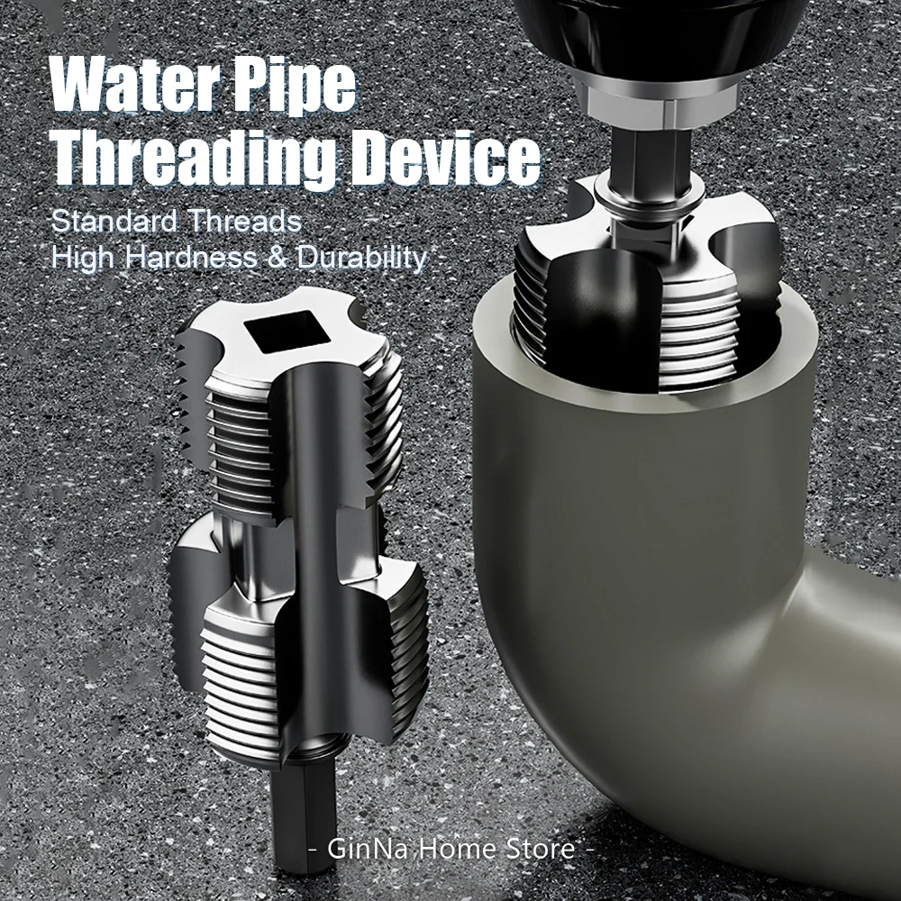 Tap Plate Teeth Four/Six Points PVC Water Pipe Threading Devices Internal External Open Wires Hand Tools Wire Opener Convenience