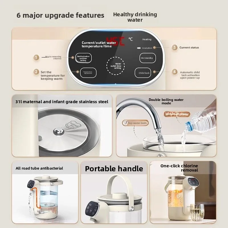 Germany ZEMKON New Desktop Water Dispenser Small Household Constant Temperature Kettle Direct Drinking Machine Instant Hot Water