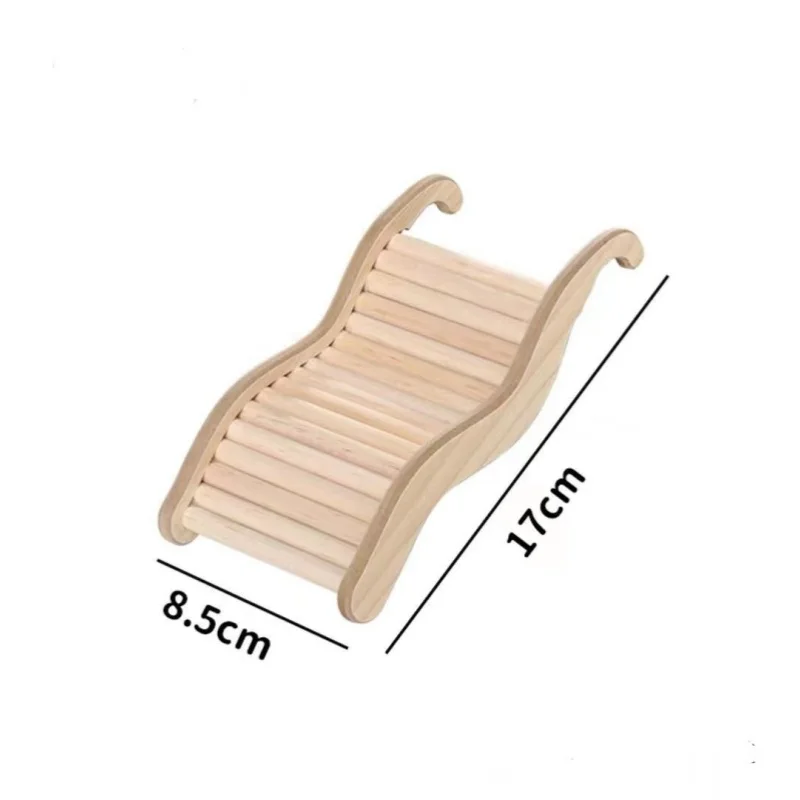 Wave staircase wooden hamster toy pet supplies Wave staircase wooden toy staircase