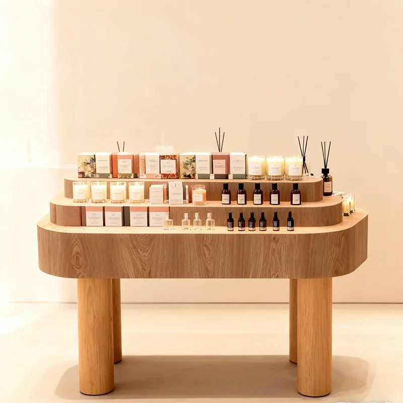 New Nakajima Display Table Essential Oil Aromatherapy Fragrance Table Body Skin Care Products Display Trial  Display