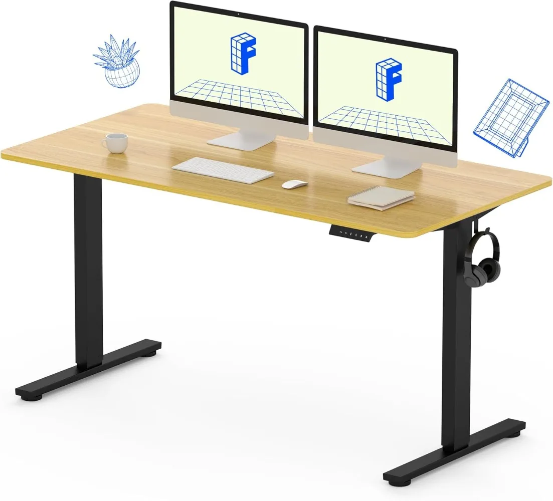 FLEXISPOT-Bureau debout toute pièce EN1, poste de travail, bureau à domicile, ordinateur recommandé, réglable, 55x28, amaran