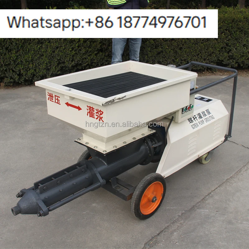 

Progressive Cavity Screw Pump Jet-grouting-machine Mini Screw Concrete Pump Grouting Machine Price Piston Grouting Pump