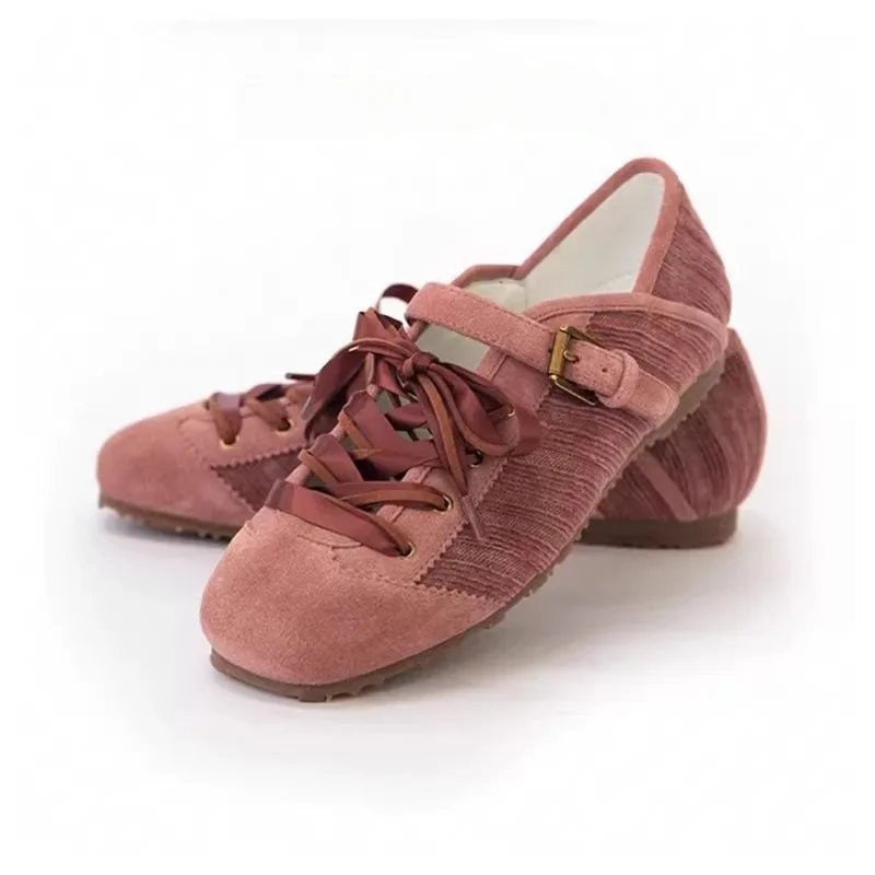 

Новая женская обувь в стиле ретро, ​​изысканная повседневная обувь с квадратным носком для женщин, модные балетки на плоской подошве, дизайнерская обувь Zapatos Mujer