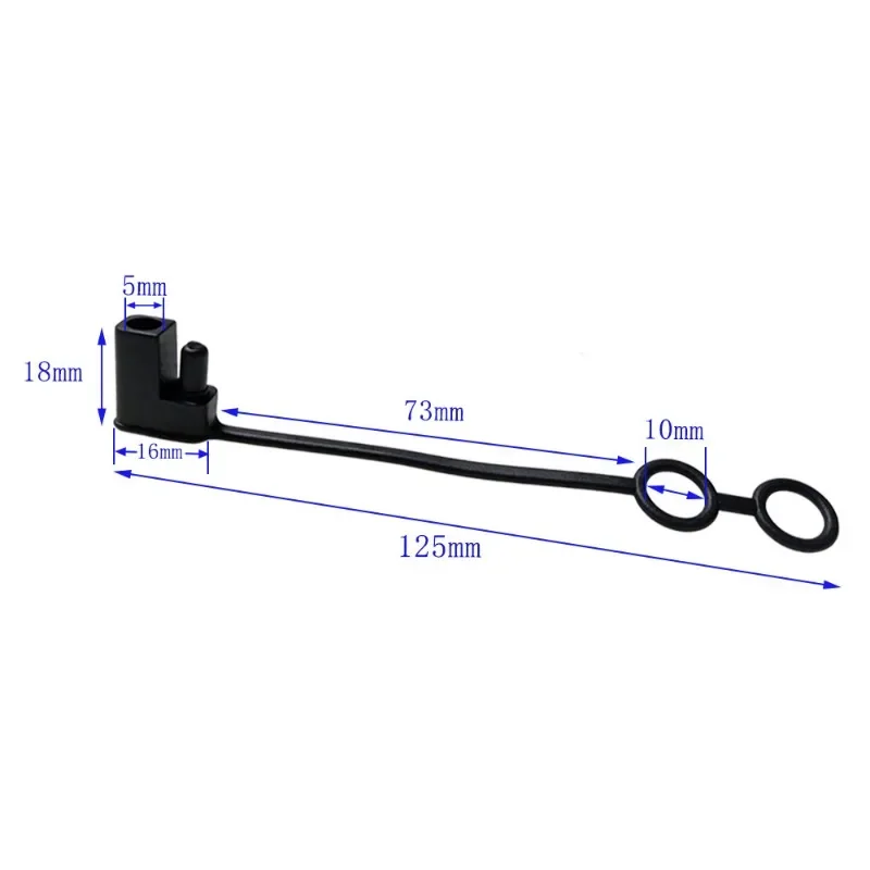 10Pcs SAE Wasserdichte Abdeckung SAE Adapter Kabel Wasserdichte Staubdicht Abdeckung Fällen für SAE DC Power Solar Automotive Stecker