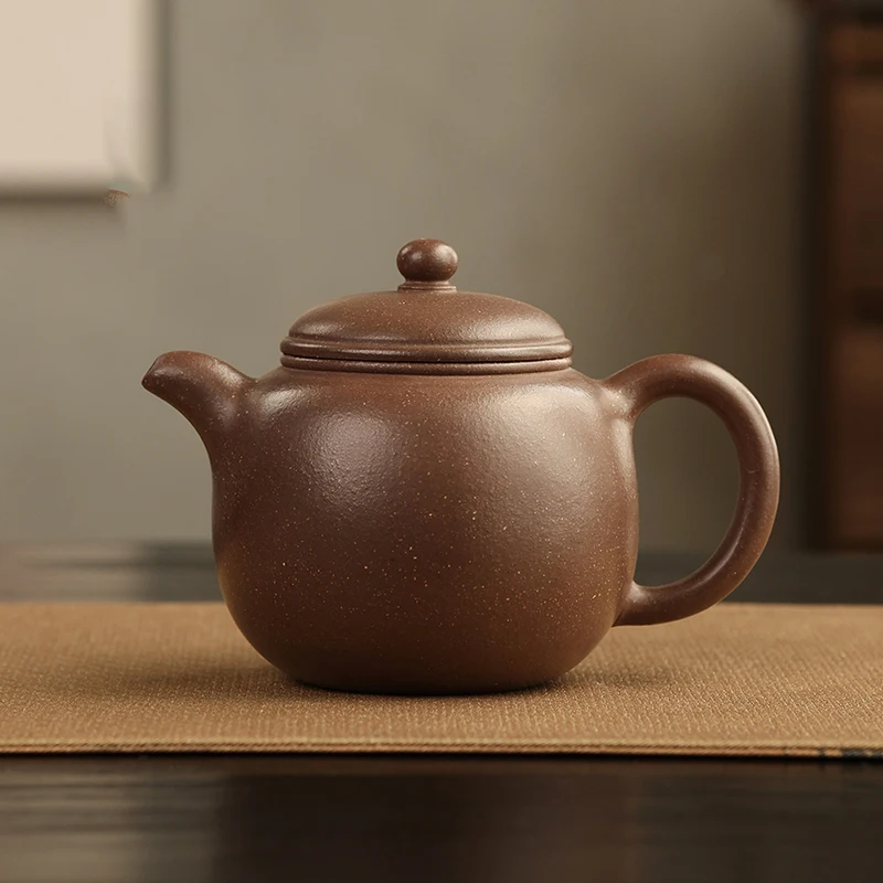 240ML Yixing Machining Purple Clay Teapot Paozun Tea Pot Chinese Tradition Teaware Oolong Pu\'re Tea Set Kung Fu Filter Kettle