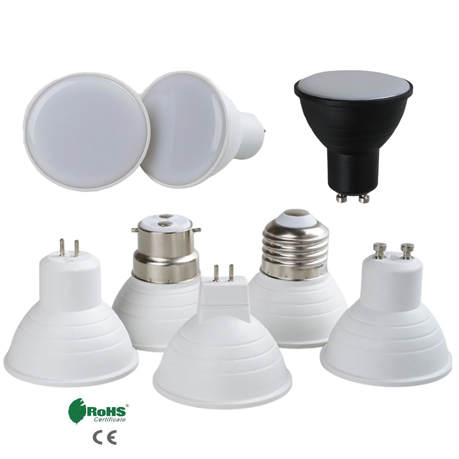 

GU10 MR16 Led Bulb Spotlight 7W AC 110V 220V GU5.3 Natural Light Nature White 4000k Cool White 6500k Warm White 3000k Dimmable