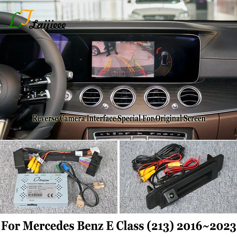 For Mercedes Benz E Class W213 S213 A238 C238 2016~2023 Original Screen Plug and Play HD Night Vision Rear Reverse Camera Kit