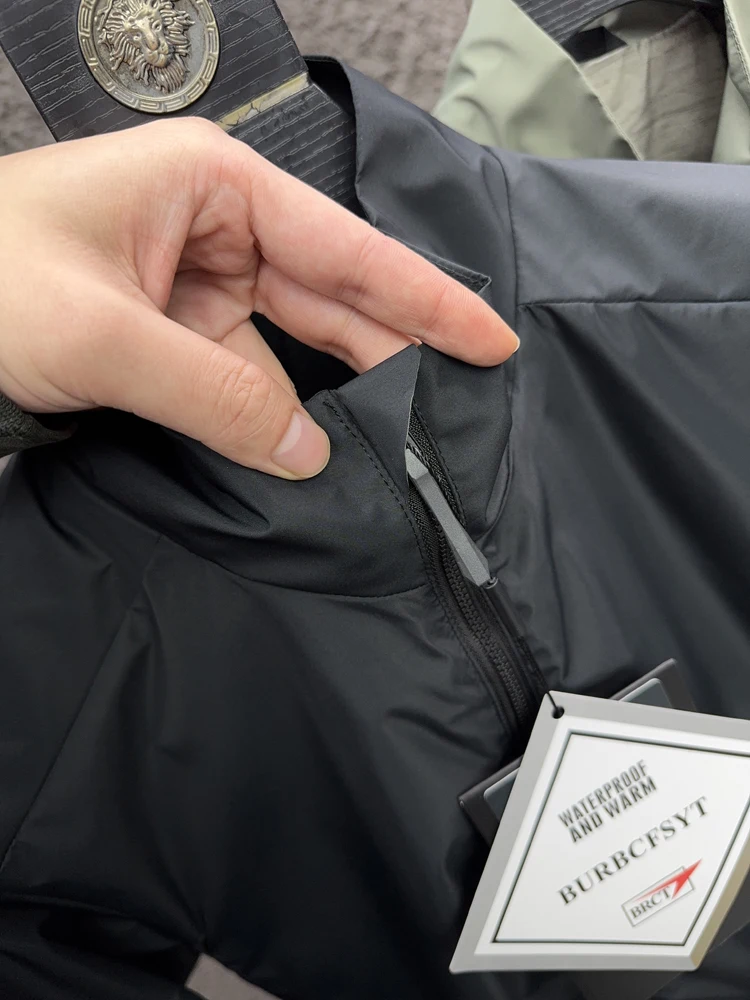 Svip Xio 3999 الرجال عادية مريحة في الهواء الطلق مقاوم للماء الربيع Jaet الوقوف صالح لون نقي الوقوف طوق Faion الحضرية Sle