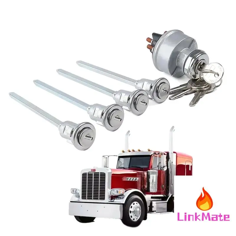 الإشعال بدء التبديل مفتاح إشعال قفل الأساسية الجمعية 23-08598 23-09994C268 ل Peterbilt 379 378 377 #4