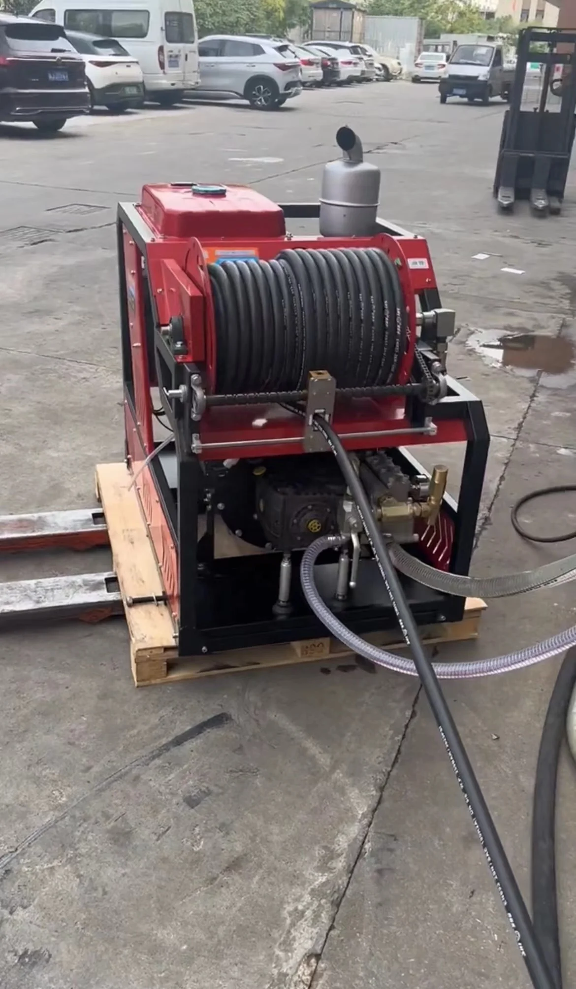 Machine à Jet de canal d'eau, télécommande sans fil à essence, Machine de dragage de canalisations à haute pression