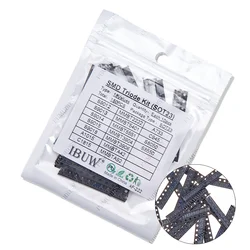 transistor assorted kit (sot-23) 18kinds*10pcs=180pcs 2n2222 s9013 s9014 s9015 s9018 s8050 s8550 5551 5401 2n3904 2n3906 c1815