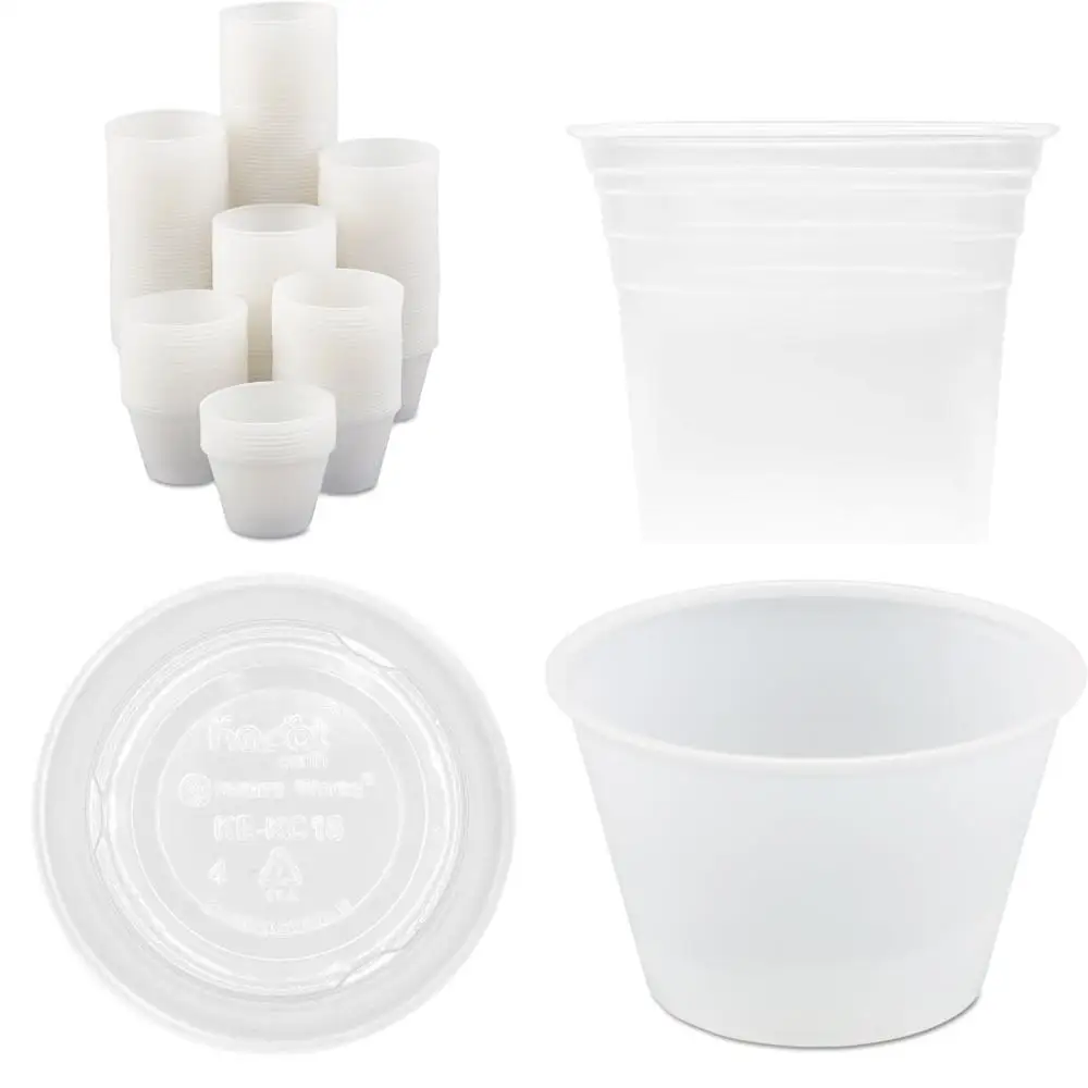 

4oz clear disposable cups, 250 count per bag, 10 bags in a carton