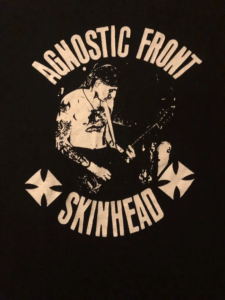 New Agnostic Front vintage S234XL Gift Fans Shirt E102