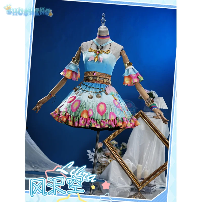 

Anime Aikatsu！Kazesawa Sora Cosplay constellation Costume Halloween Carnival Sweet Dress Props Accessories Women's New Uniform