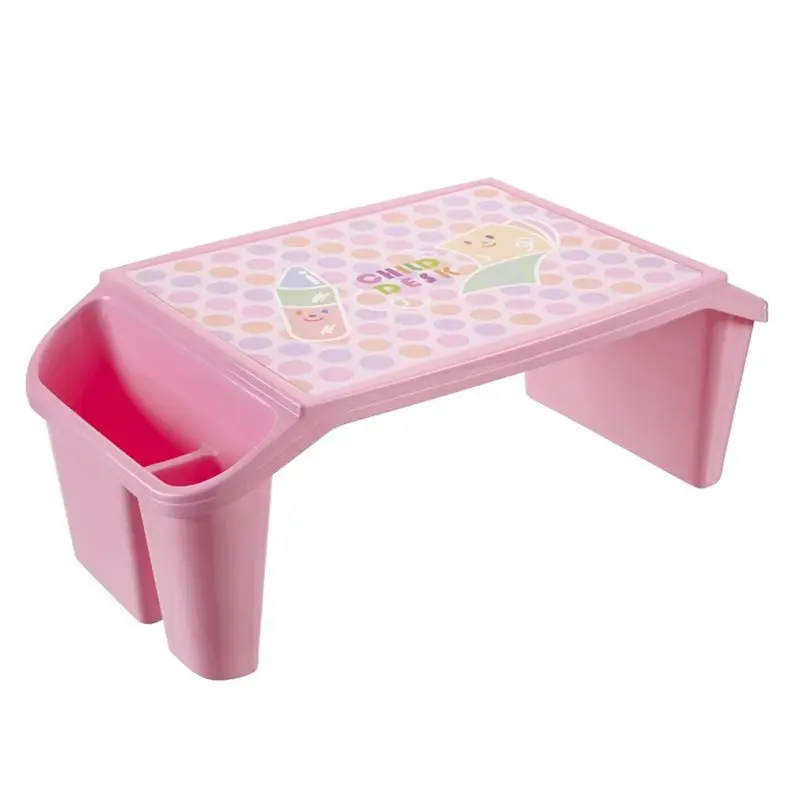 

PORK-Kids Lap Desk Tray, Kids Portable Lap Tray Plastic Lap Desk For Bed Classroom Laptop Kids Car Activity Dining Floor