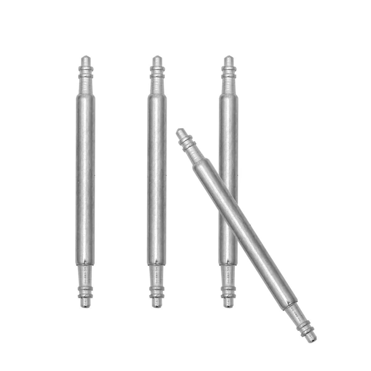 4Pcs Stainless Steel Watch Spring Bar Tool Set Heavy Duty Dual Fork Design for Easy Removal Installation of Watch Band