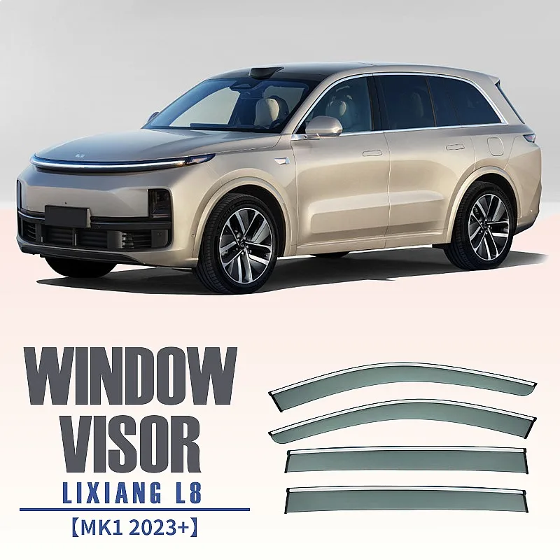 

For LI Auto Ideal L8 2023+ Car Window Visor Rain Sun Shade Awning Windshield Side Shield Accessories