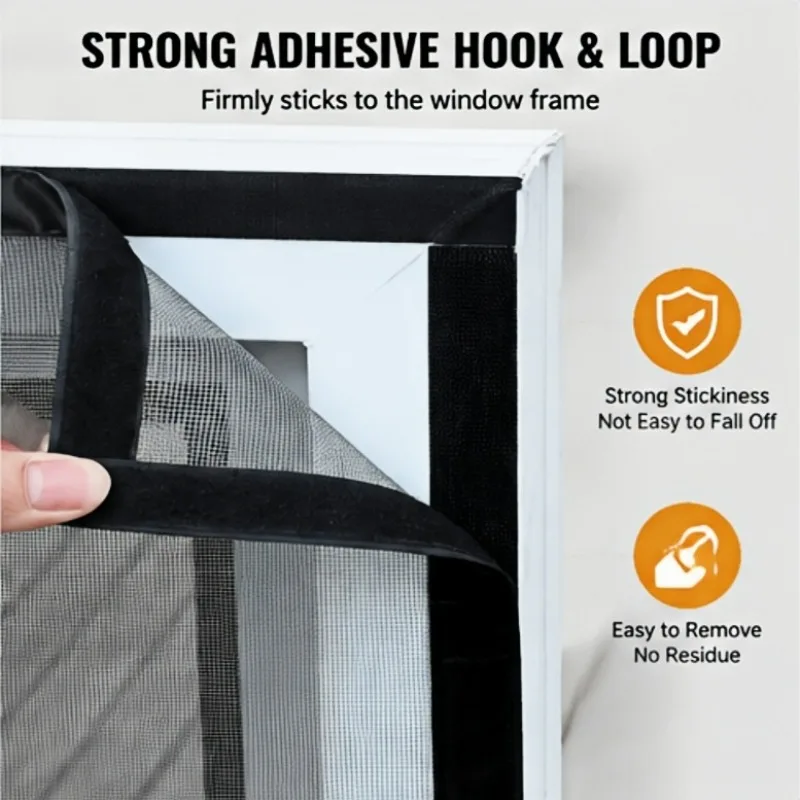 Anti-mosquito Window Screens Window Mosquito Net Magic Tape Removable Household Insect Proof Window Summer Mesh Mosquito Windows