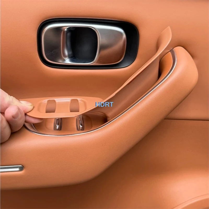 For Leapmotor C16 C10 2024 + Car Styling Door Handle Storage Box Container Organizer Tray Cover Protector Decoration Accessories
