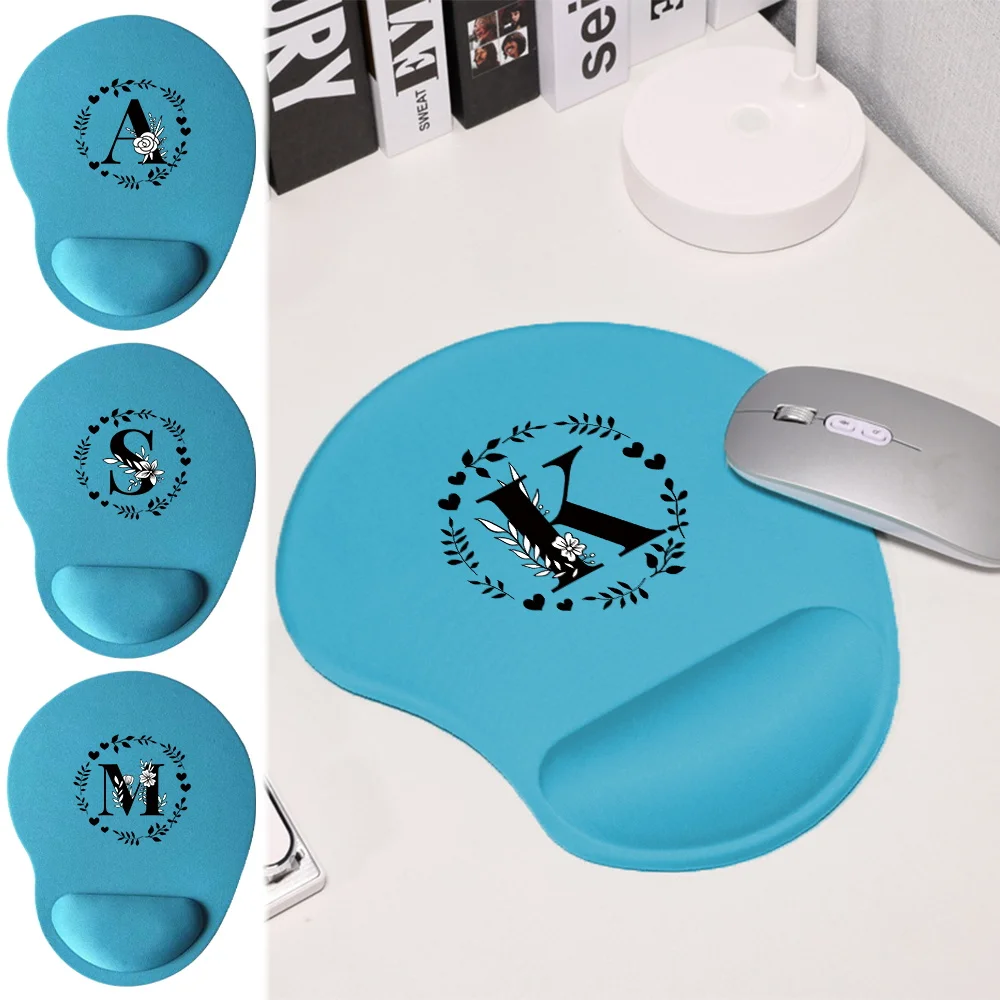 Mouse Pad Relieves Hand Fatigue Laptop Computer Office Anti Slip High-Grade Desk Mat Garland Letter Series Office Accessories