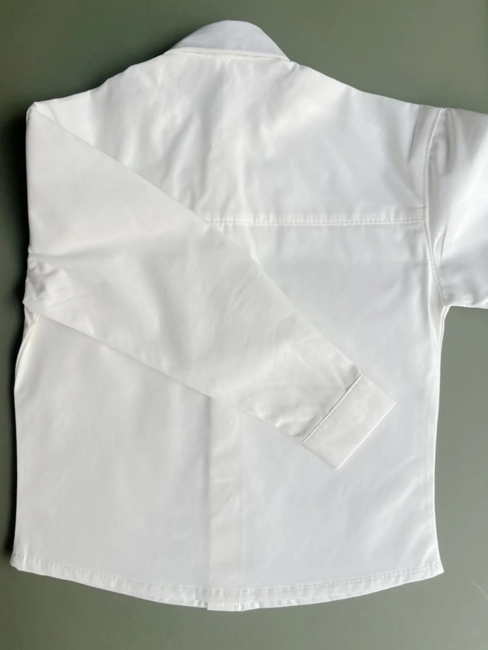 Doll's Clothes for 75cm Male Bjd Doll 1/3 White Cotton Loose Shirt Long Sleeves Dress Up Toy Play House Doll Accessories,No Doll