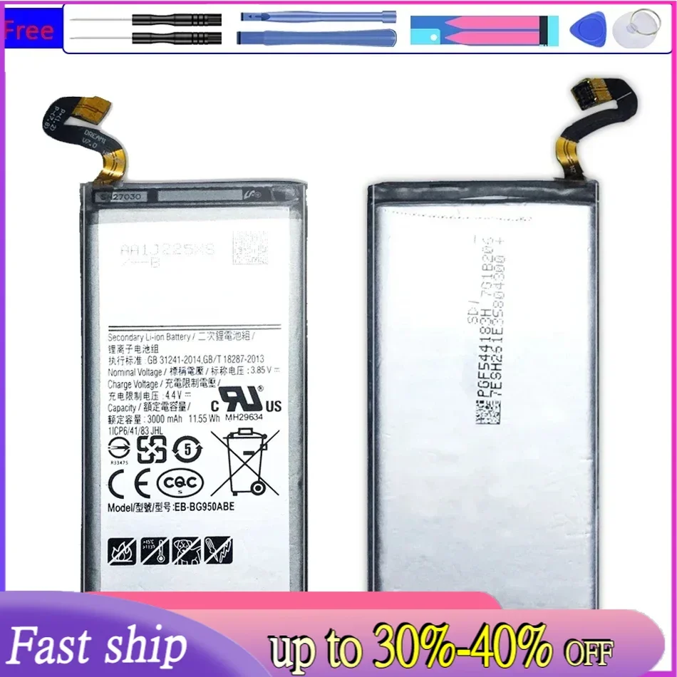 Battery For Samsung Galaxy S2 S3 S4 S5 mini S6 S7 Edge S8 S9 S10 5G S20 Plus/A3 A5 A7 A9 2015 2016 2017 SM G930F G950F G920F