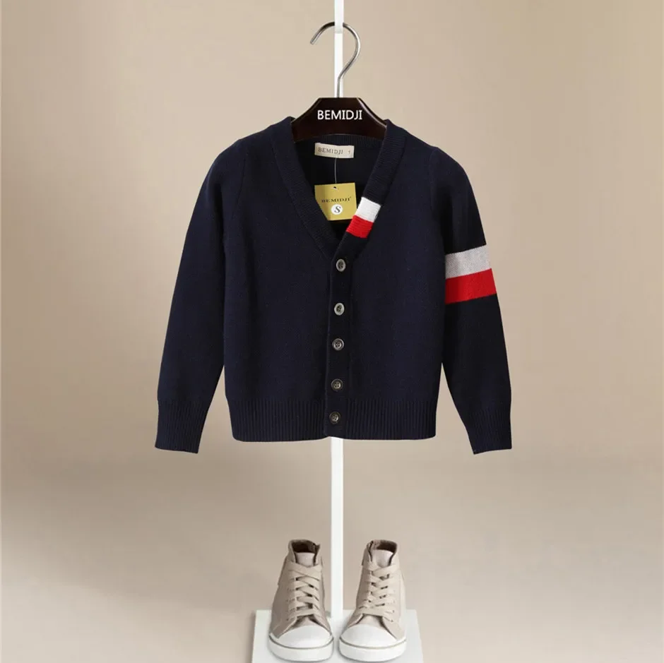 

Autumn Baby Boy Cardigan Newborn Baby Boys Girls Sweater Coats Cotton Knit Solid Cardigan Button Girls Infant Outwear Tops