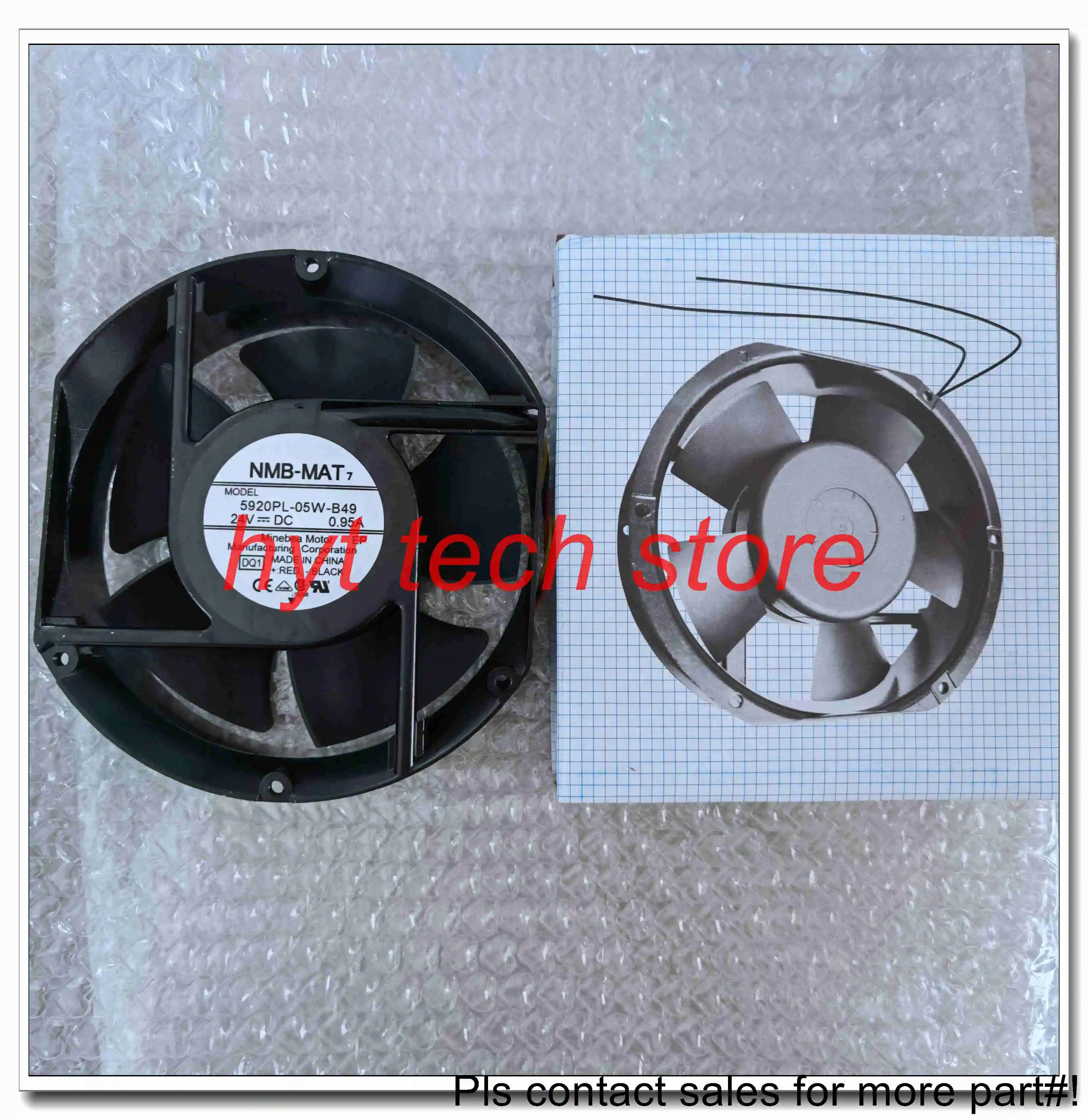 5920PL-05W-B49 0.95A 24 فولت مروحة ، 100% اختبار قبل الشحن