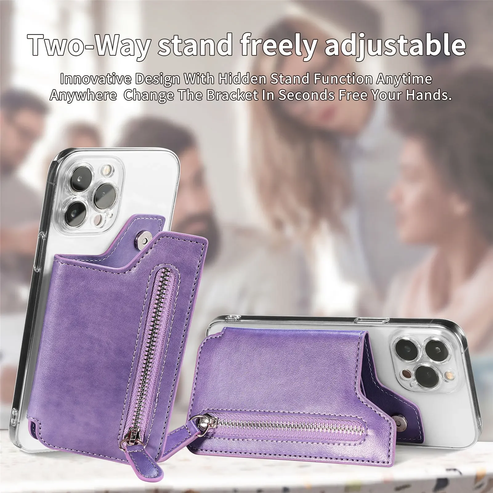 حامل بطاقة الهاتف الخليوي العالمي، حامل المحفظة، حامل الهاتف لهاتف آيفون وسامسونج وهواوي وشاومي أوبو فيفو شارب HTC Moto Oneplus #1