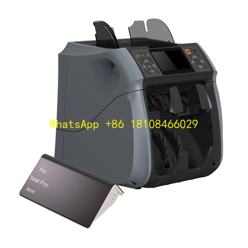 Denomination Bank Bill Note Sorting Machine Money Counter Dual CIS Banknote Sorter Multi-Currency Value Counter ed