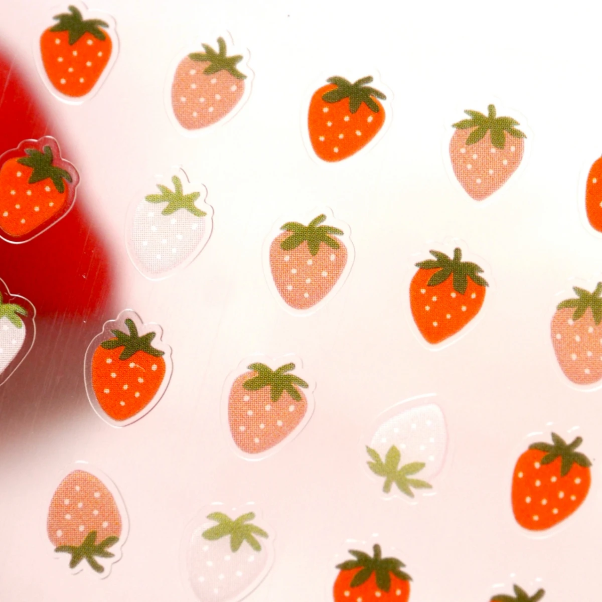 Korean Import Original Suatelier New Strawberry Cute Stickers Mini Scrapbooking Diy Journal Decor Stationery Sticker 130