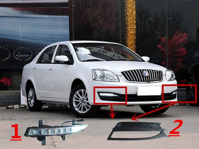 

Для Geely SC7 Prestige, автомобильный дневный ходовой светодиодный фонарь в сборе
