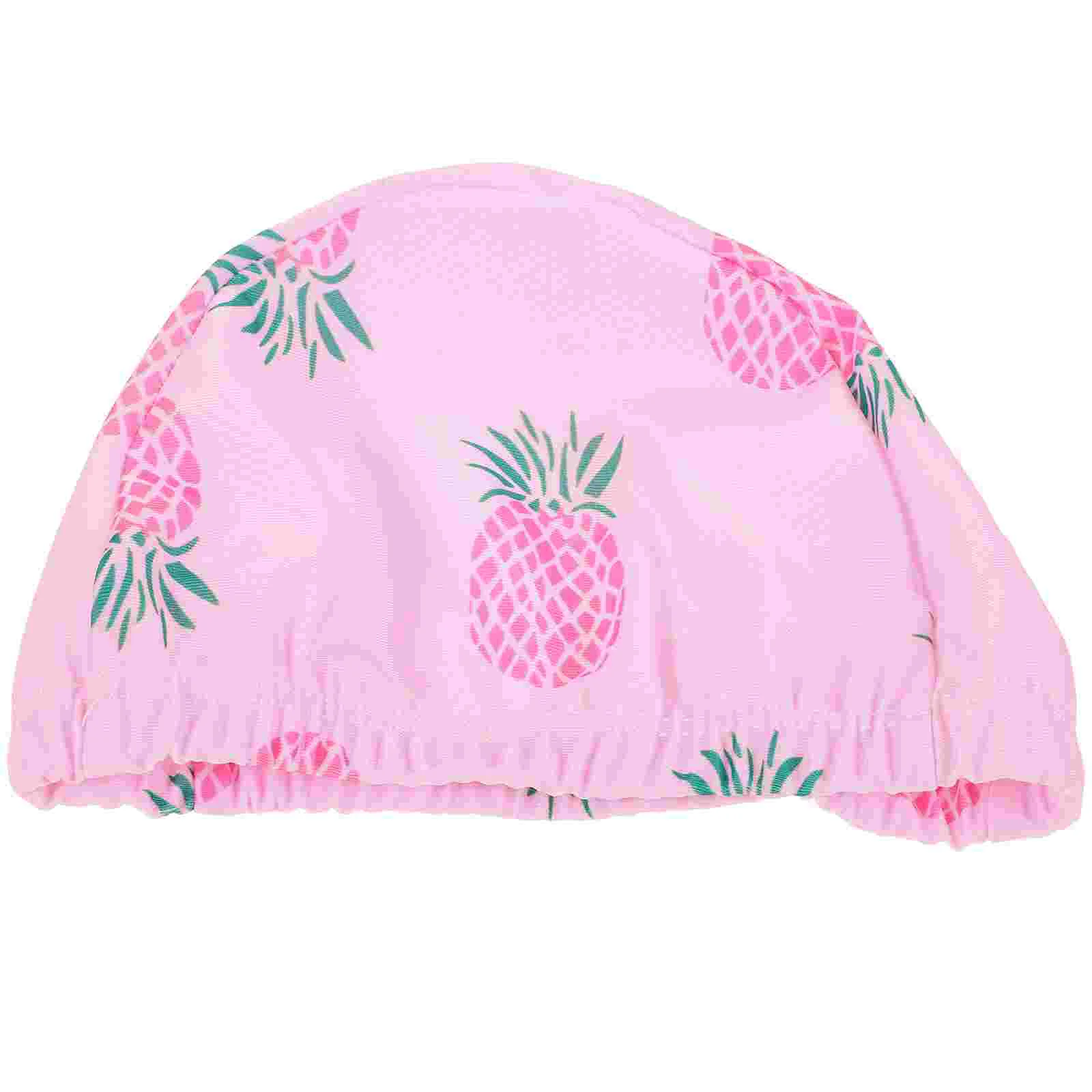 

Swim Cap Kids Toddler Swimming Pool Children's Cloth Pink Fabric Accessories Men and Women