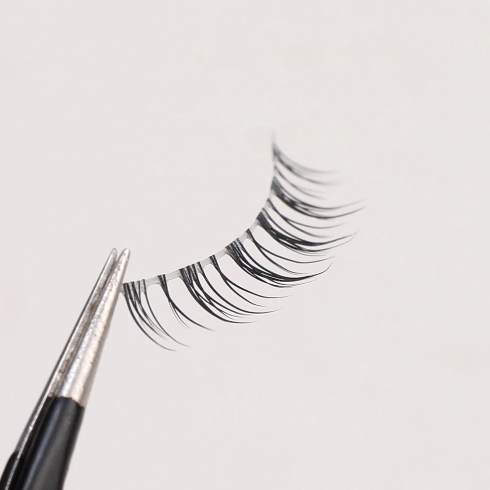 5mm Lower Eyelashes Manga Clear Band Fake Lashes Segmented Natural Under Lashes Manga Bottom Lashes Makeup Eyelash Makeup Tool