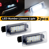 2pcs 12V LED Number Plate Lamp For Dacia Duster 2018 2019 2020 2021 2022 White License Plate Light Assembly