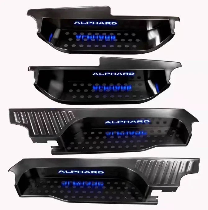 

Lighted Led Moving Door Scuff Plate Car Welcome Pedal For Alphard Vellfire Lexus