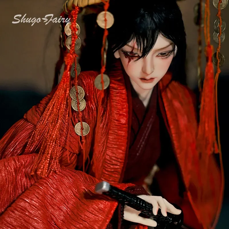 

Handmade Resin BJD Doll 1/4 Boy Heyi Full SetA Chinese Ancient Taoist Style Ball Jointed Doll Hallucination Theme Fashion Figure