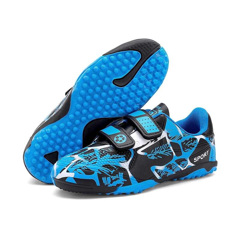 New Men Kids Soccer Shoes Professional Cleats Non-Slip Ultralight Football Boots Grass Boys Match Training Shoes Drop Shipping