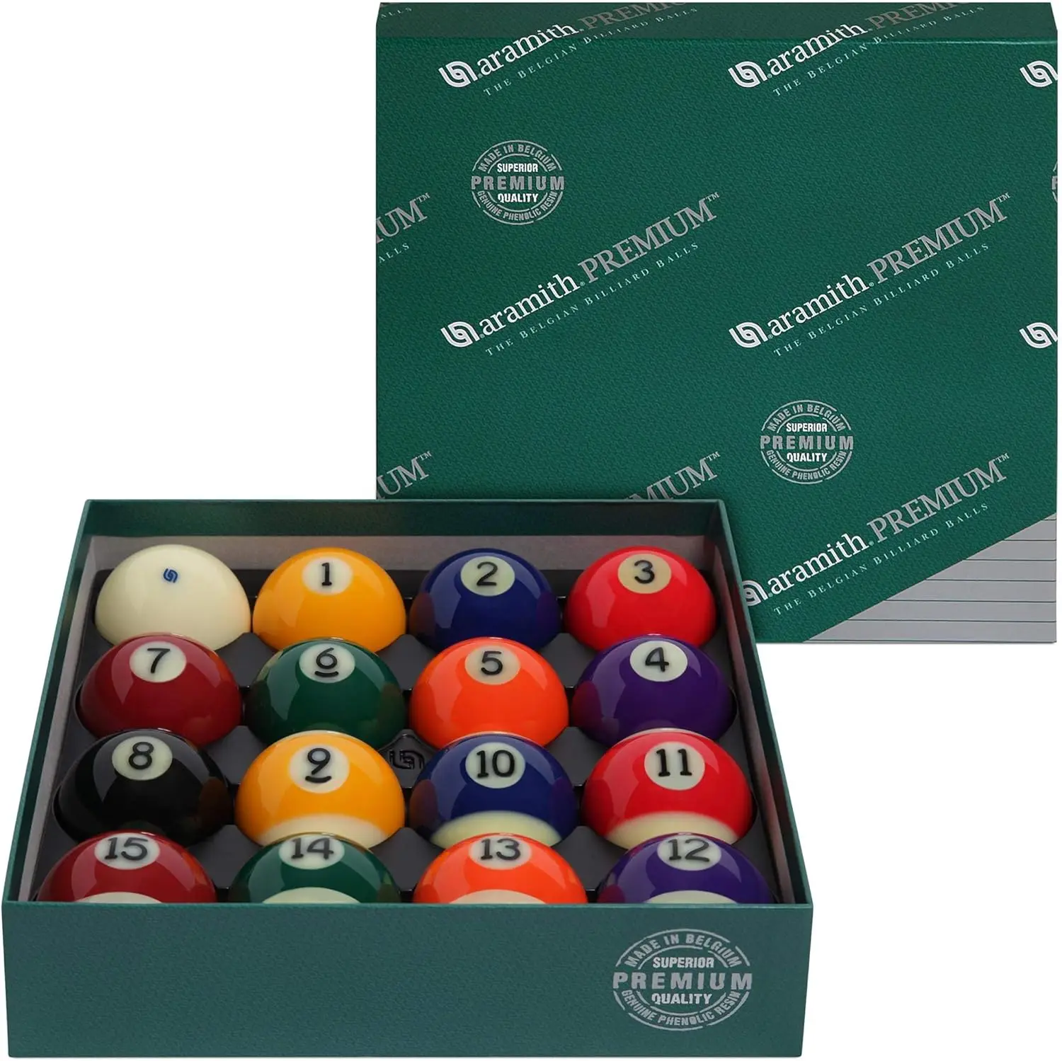 Pool Balls Regulation Belgian Made Billiard Ball Set