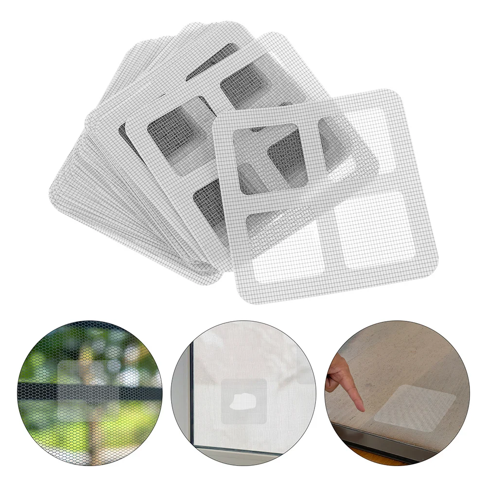 

30Pcs Sticker Self-Adhesive Mesh Patch for Window Drain Shower Fix Hole Water Flow Maintenance