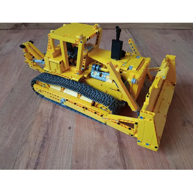MOC-83756 Classic New Remote-Control Bulldozer Building Block Model, 1583Parts, Creative Birthday Toy Gift for Boys and Children