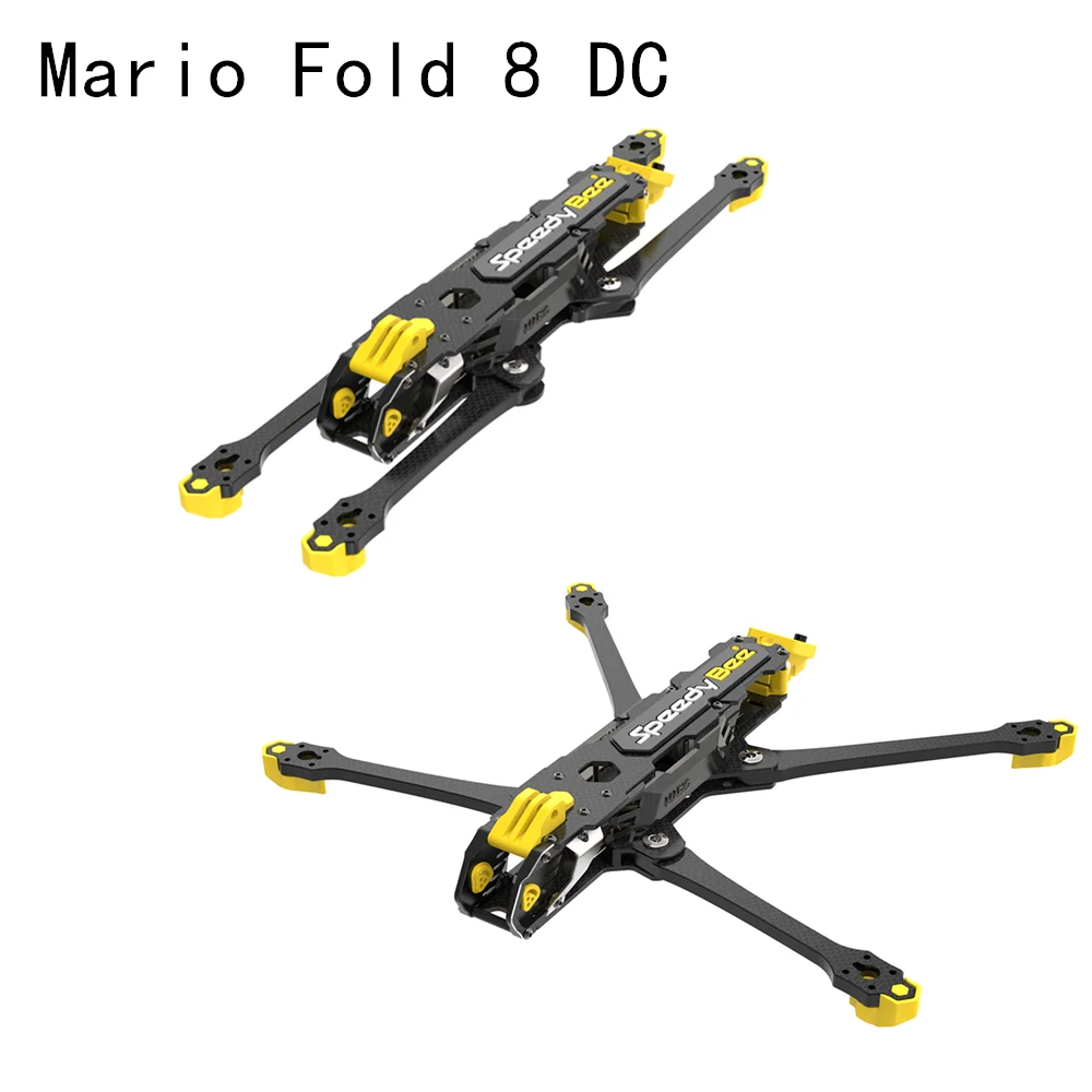 

SpeedyBee Fold 8 DC Long Range Frame Kits 7mm Arm for O3 Air Unit FPV 7inch 8inch Mario Fold 8 DC Long Range Drone DIY Parts