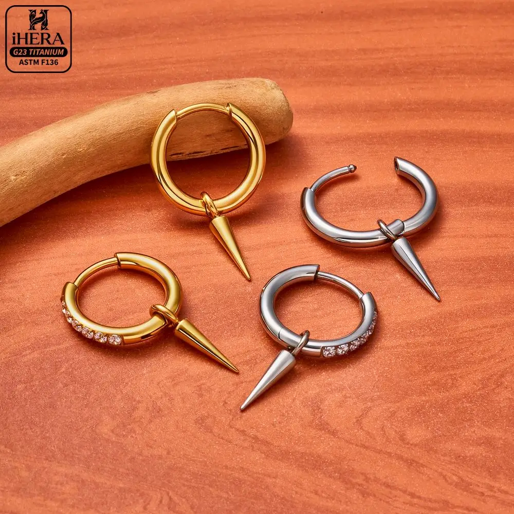 1/10PCS F136 Titanium Piercing Dangle Hoop Ring Sparkly CZ  Nose Septum Helix Cartilage Earrings Kit Labret Eyebrow Body Jewlery