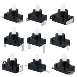Self Locking KAG-01 Micro Flashlight Push Button Switch With CQC VDE Certification