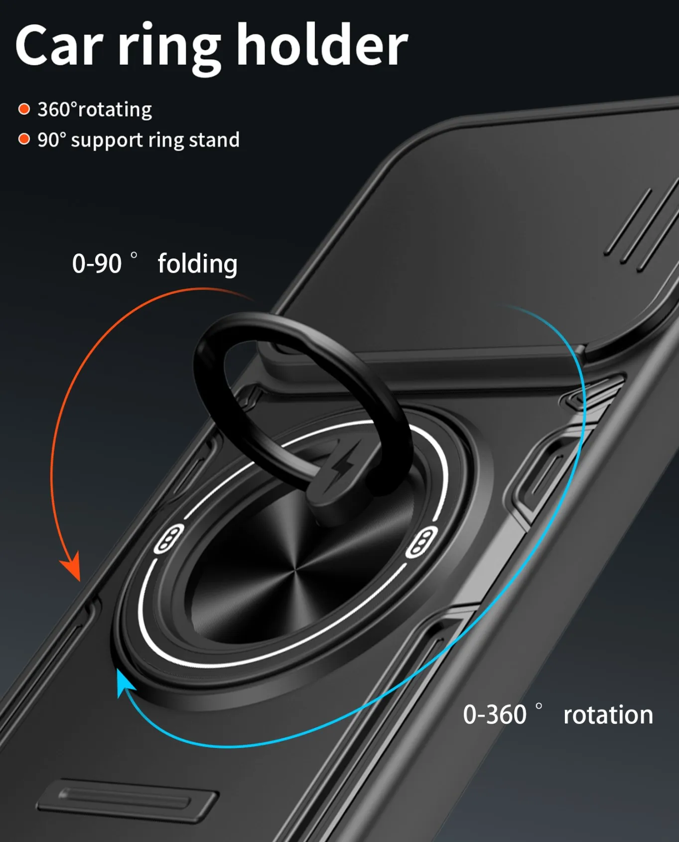 Stoßfeste Schutzhülle für Motorola Edge 70 60 Fusion Pro G86 G56 G06 G85 G15 G05 Kameralinsen-Schutz Magnetischer Ringständer Cover – Detail 10