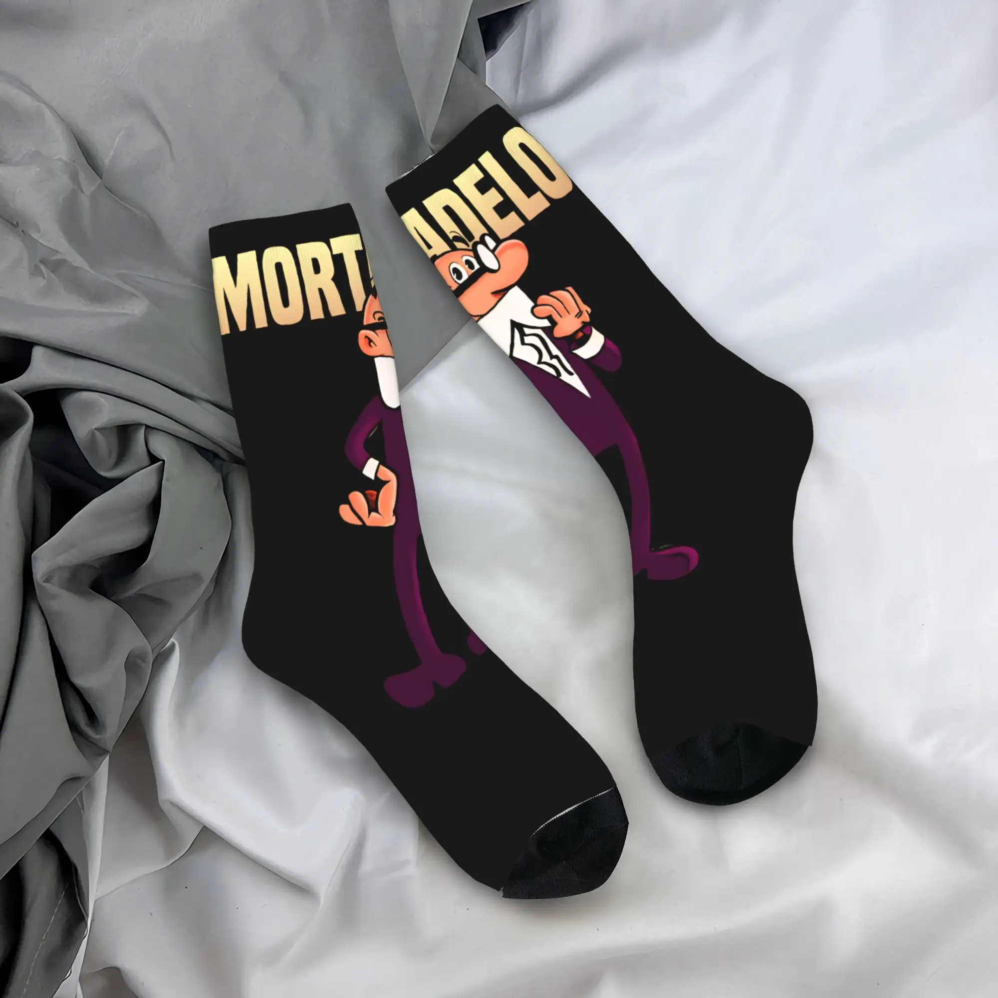 Calcetines Mort & Phil Mortadelo y Filemón, medias elegantes, calcetines antideslizantes de otoño, calcetines unisex, calcetines gráficos suaves y transpirables para exteriores
