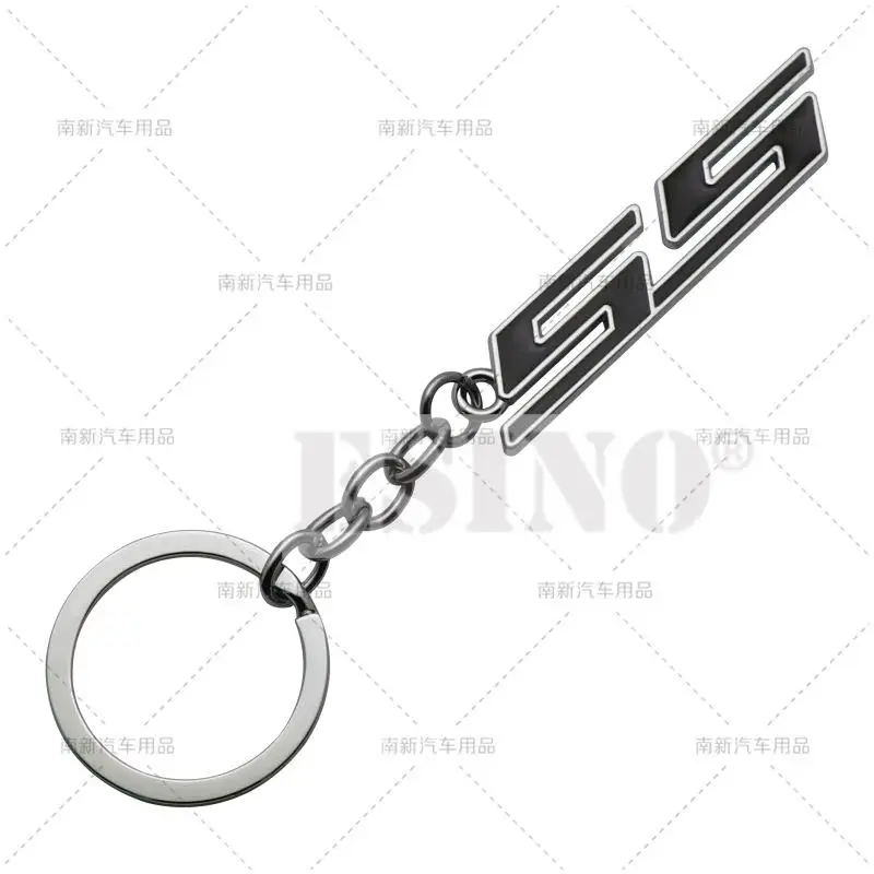 Car Styling 3D Metal Zinc Alloy Metal SS Key Chain Keychain Key Ring for Chevrolet Malibu Camaro Trax Blazer Tahoe Suburban