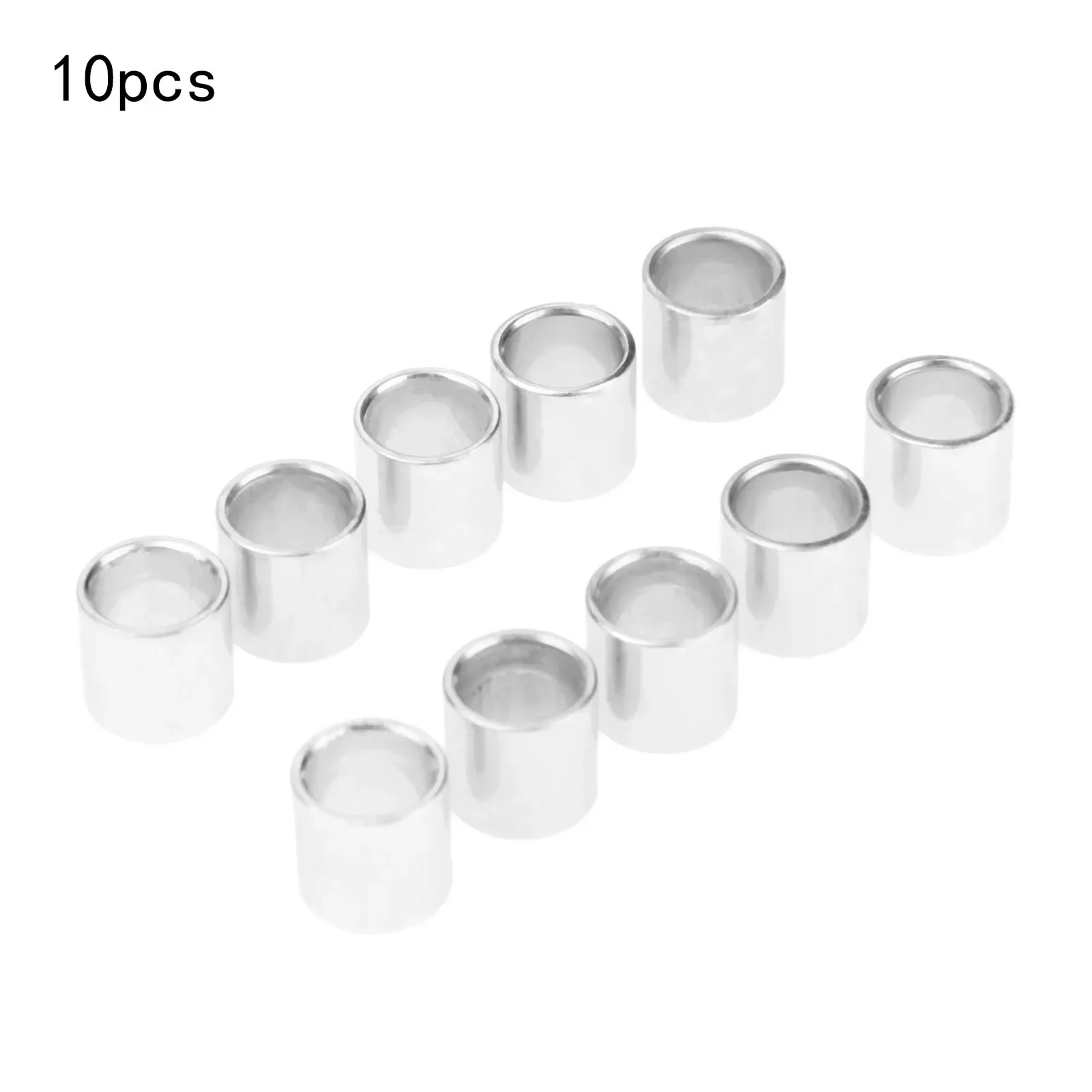10pcs/lot Iron Skate Bearing Spacer Roller Skates Parts Speed Skate Bearing Bushing Skating Spacer 10.3mmX8.1mmX10.44mm
