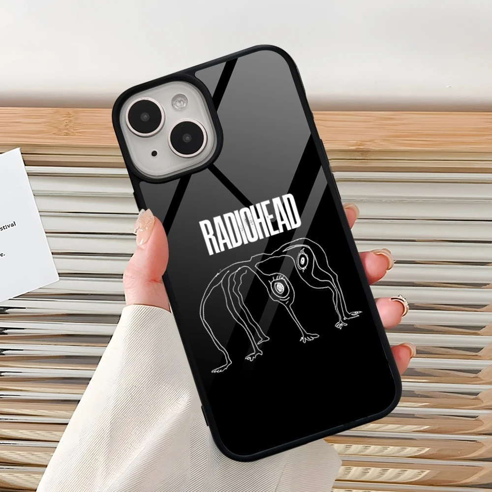 Cartoon Design Radiohead Phone Case PC+TPU For S24 Ultra Samsung Galaxy S23 S21 S22 S10 S20 S30 Plus Note 20 Back Covers